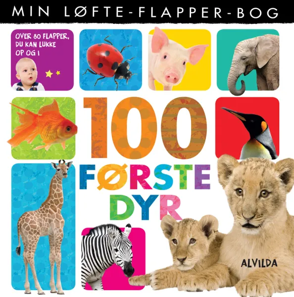 Min løfte-flapper-bok - 100 første dyr